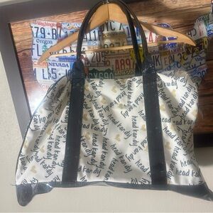 Head Kandy Black and White Tote Bag